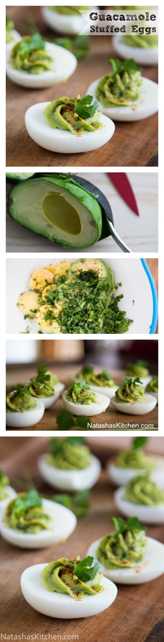 Guacamole Stuffed Eggs