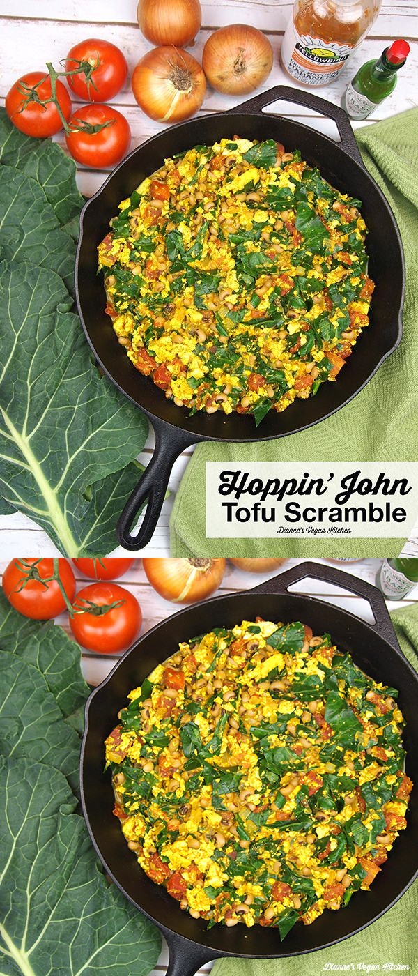 Hoppin’ John Tofu Scramble