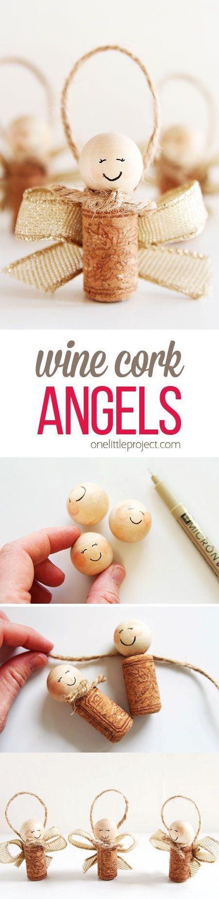 How to Make Wine Cork Angels