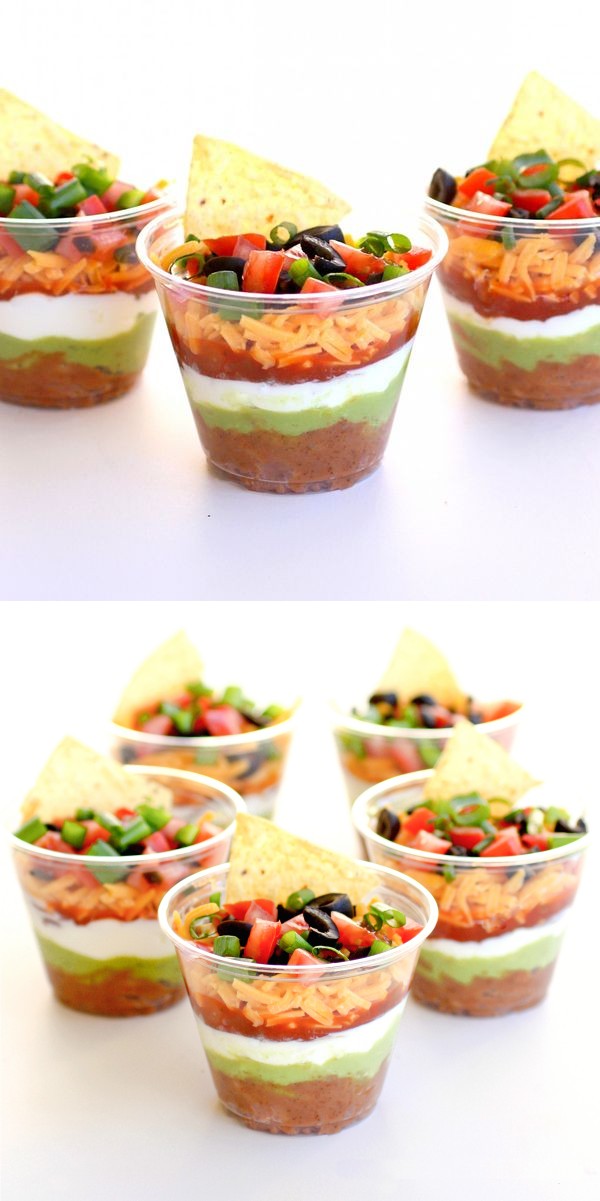 Individual Seven-Layer Dips