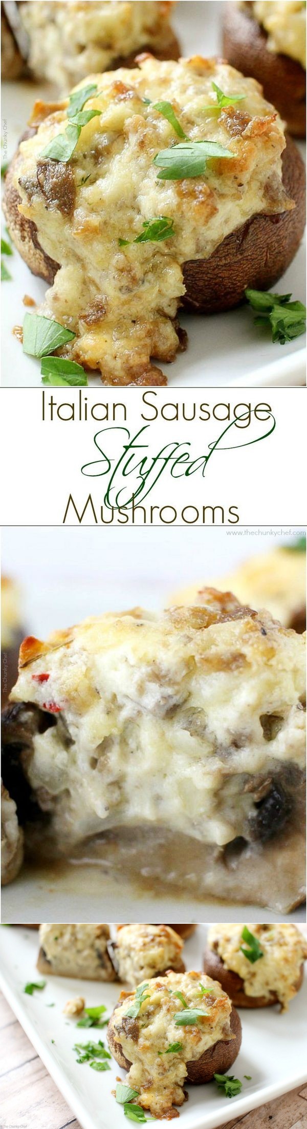 Italian Sausage Stuffed Mushrooms