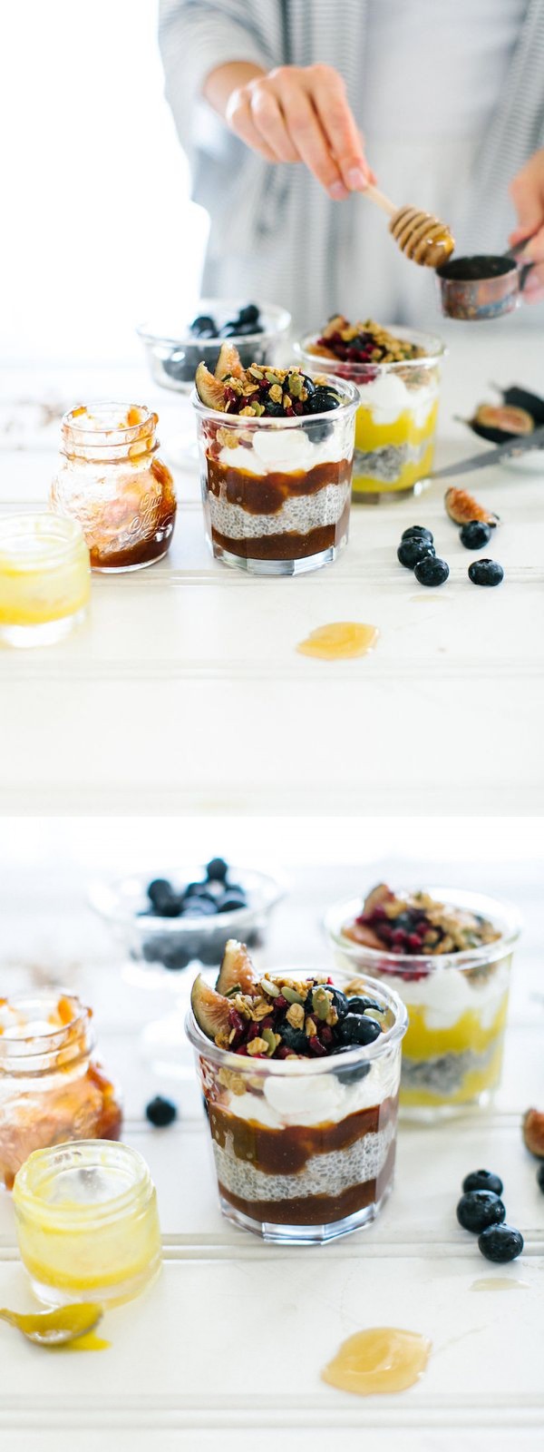 Jammy Chia & Yogurt Parfaits