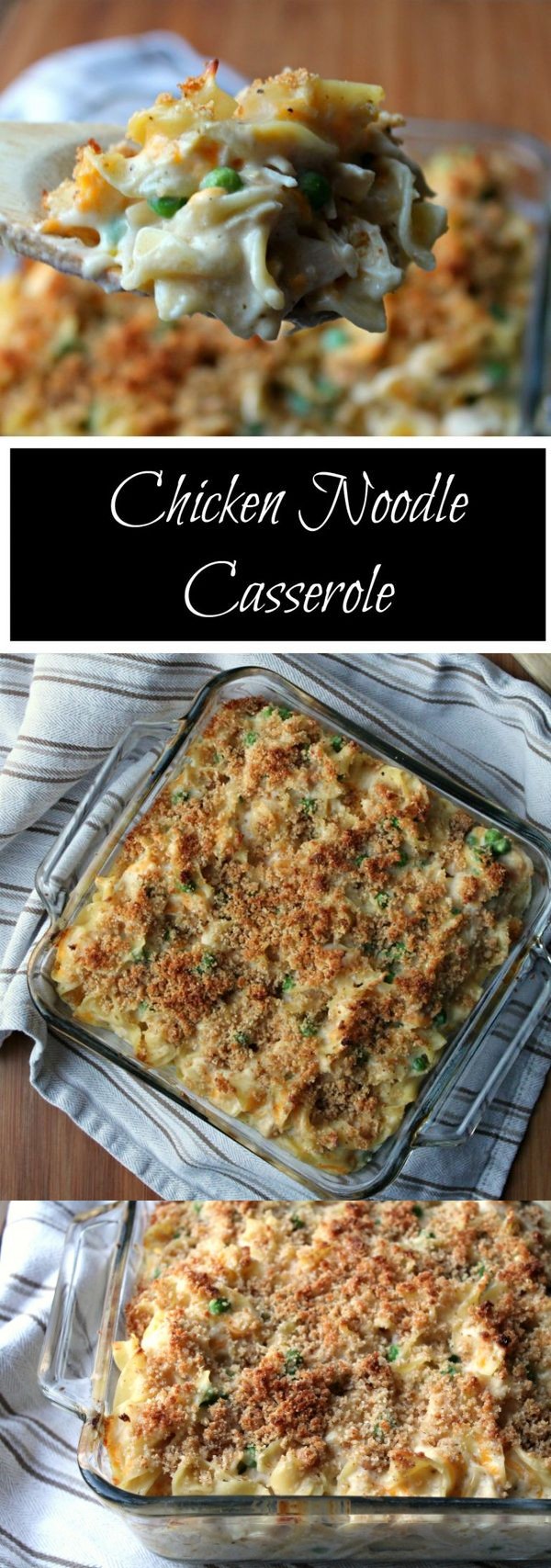 Just Like Your Grandma's Chicken Noodle Casserole
