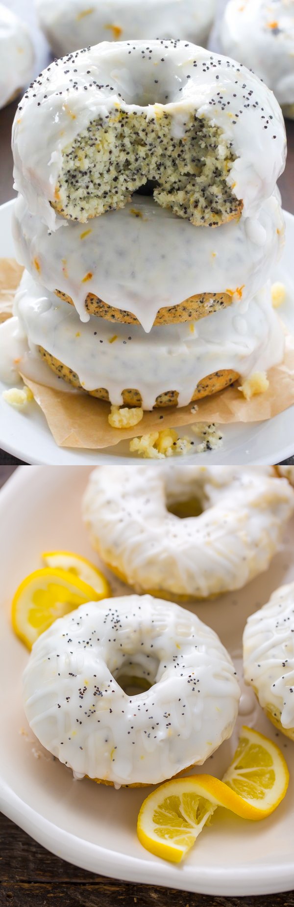 Lemon Poppy Seed Donuts