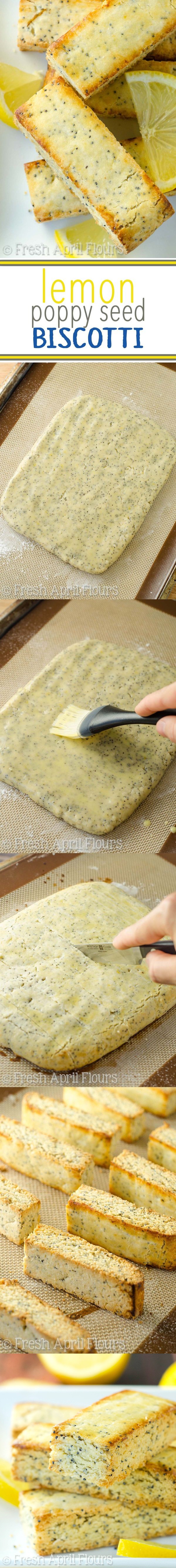 Lemon Poppyseed Biscotti