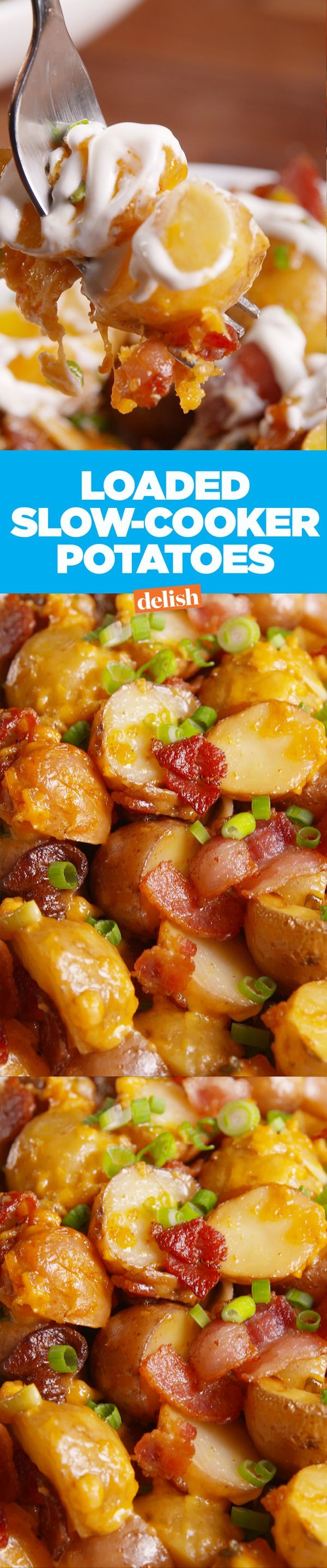 Loaded Slow-Cooker Potatoes