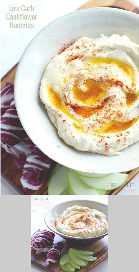 Low Carb Cauliflower Hummus