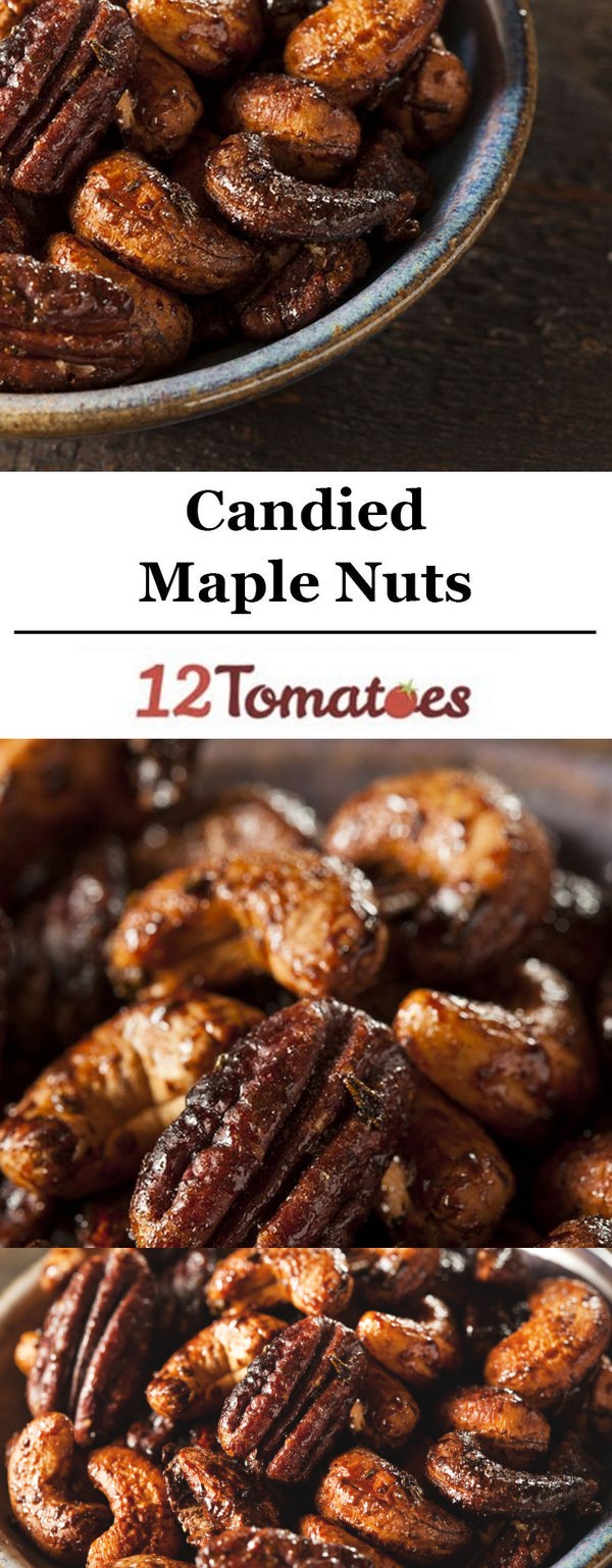 Maple Cinnamon Candied Nuts