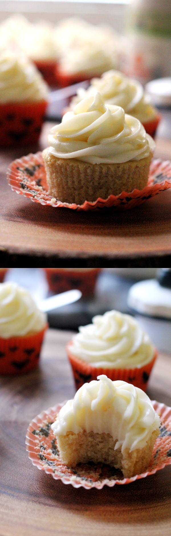 Maple Cupcakes with Maple Cream Cheese Frosting