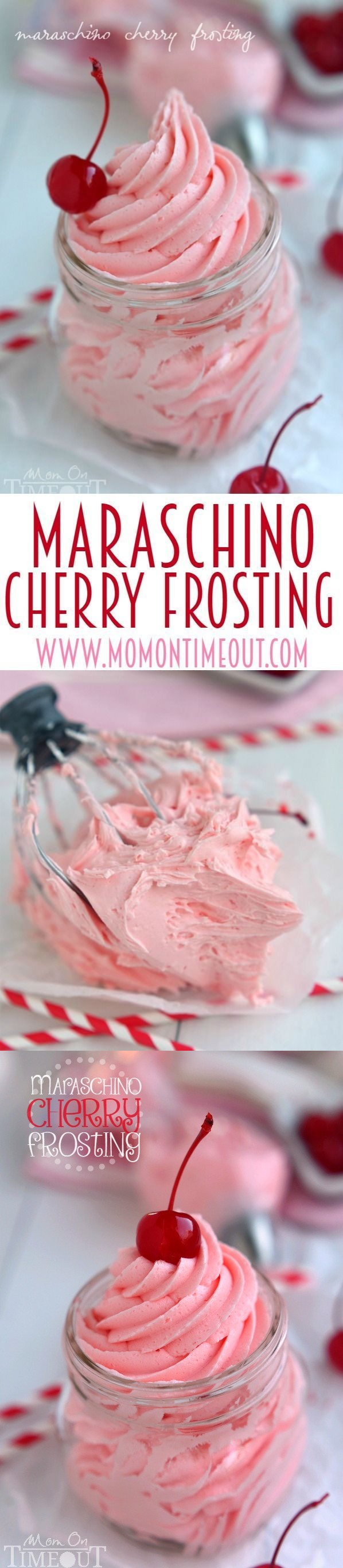 Maraschino Cherry Frosting