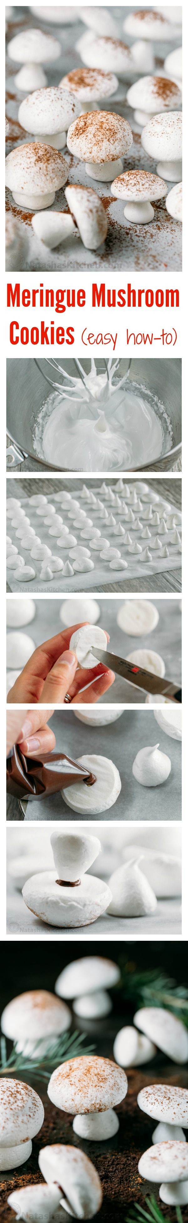 Meringue Mushrooms