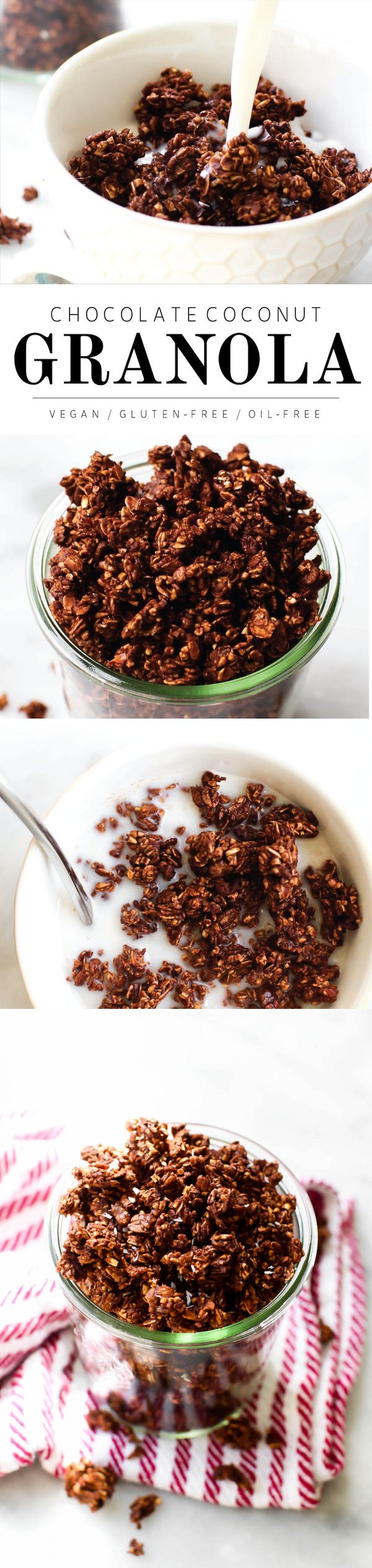 Oil-Free Chocolate Coconut Granola