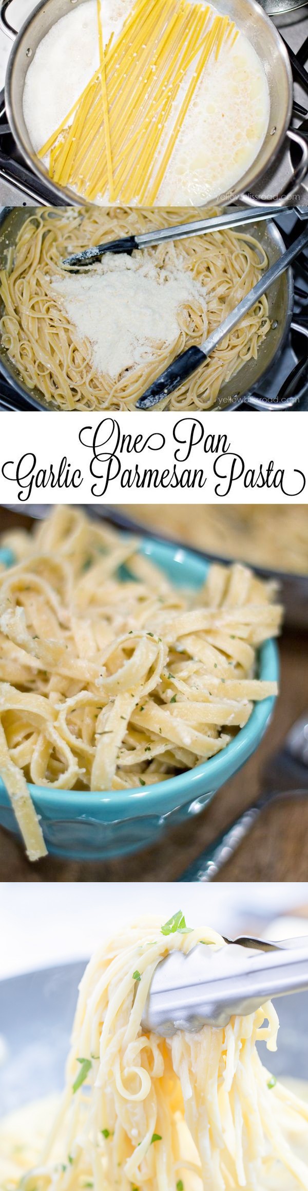 One Pan Garlic Parmesan Pasta
