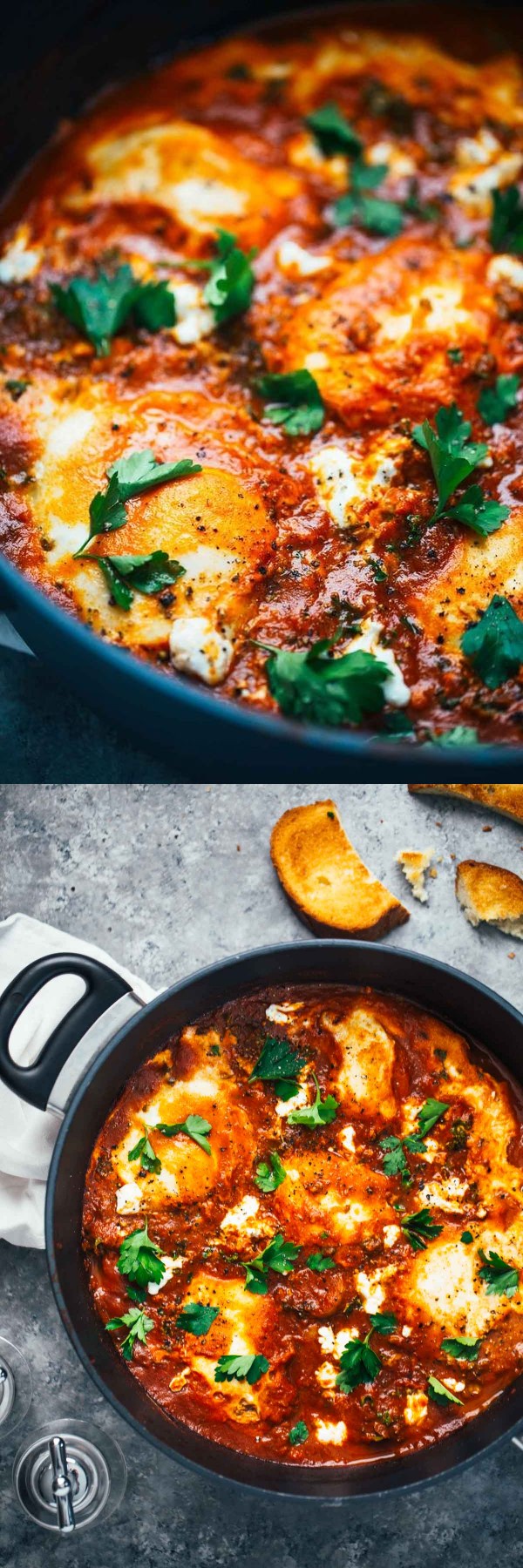 One Pot Spicy Eggs and Potatoes