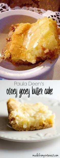 Paula Deen's Ooey Gooey Butter Cake