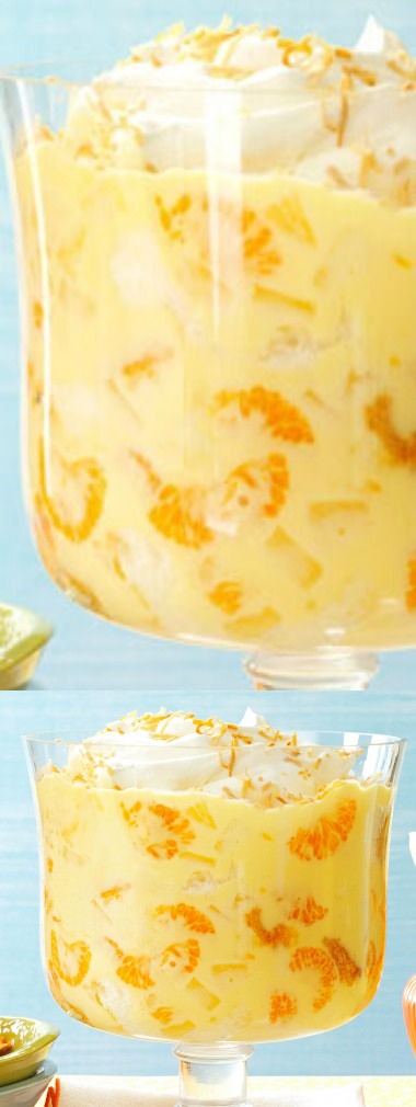 Pineapple Orange Trifle