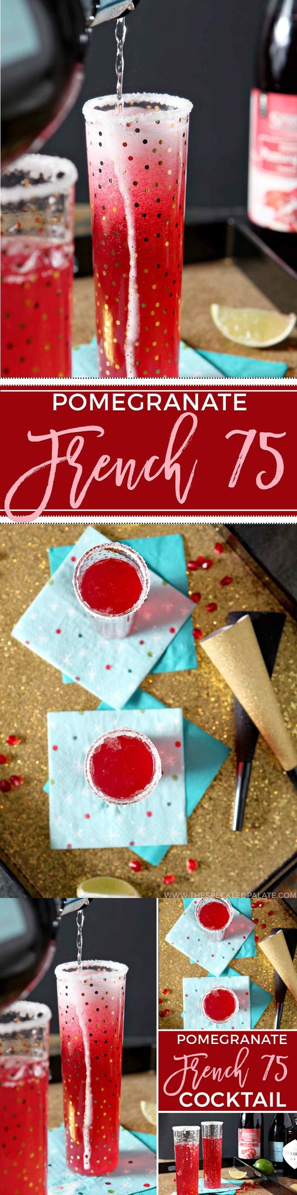 Pomegranate French 75