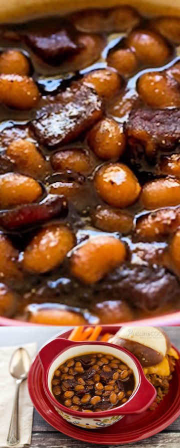 Pressure Cooker Baked Beans