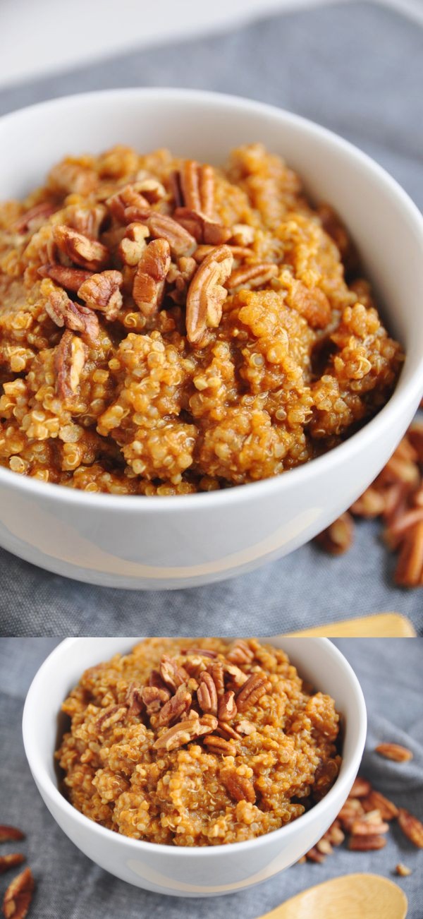 Pumpkin Pie Breakfast Quinoa