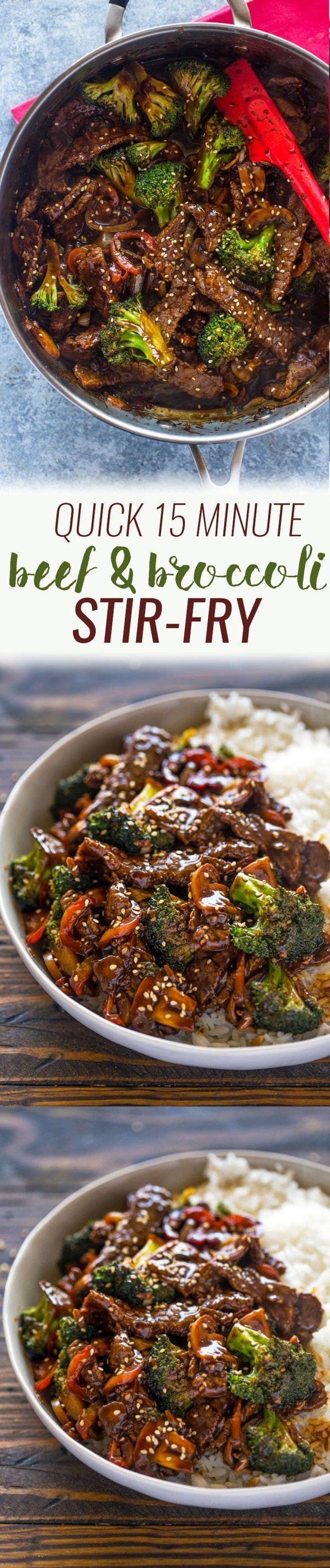 Quick 15 Minute Beef and Broccoli Stir Fry