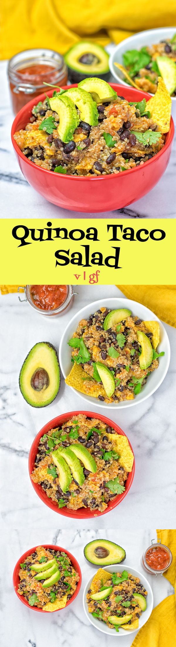 Quinoa Taco Salad [vegan, gf]