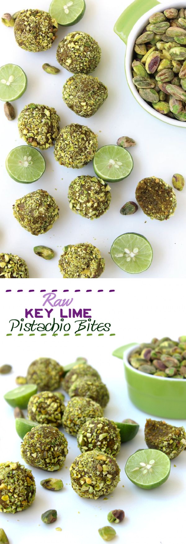 Raw Key Lime Pistachio Bites