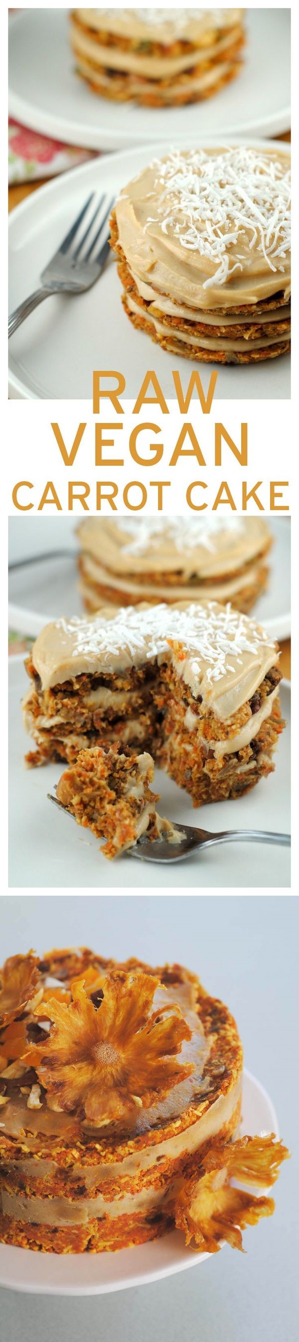 Raw Vegan Carrot Cake