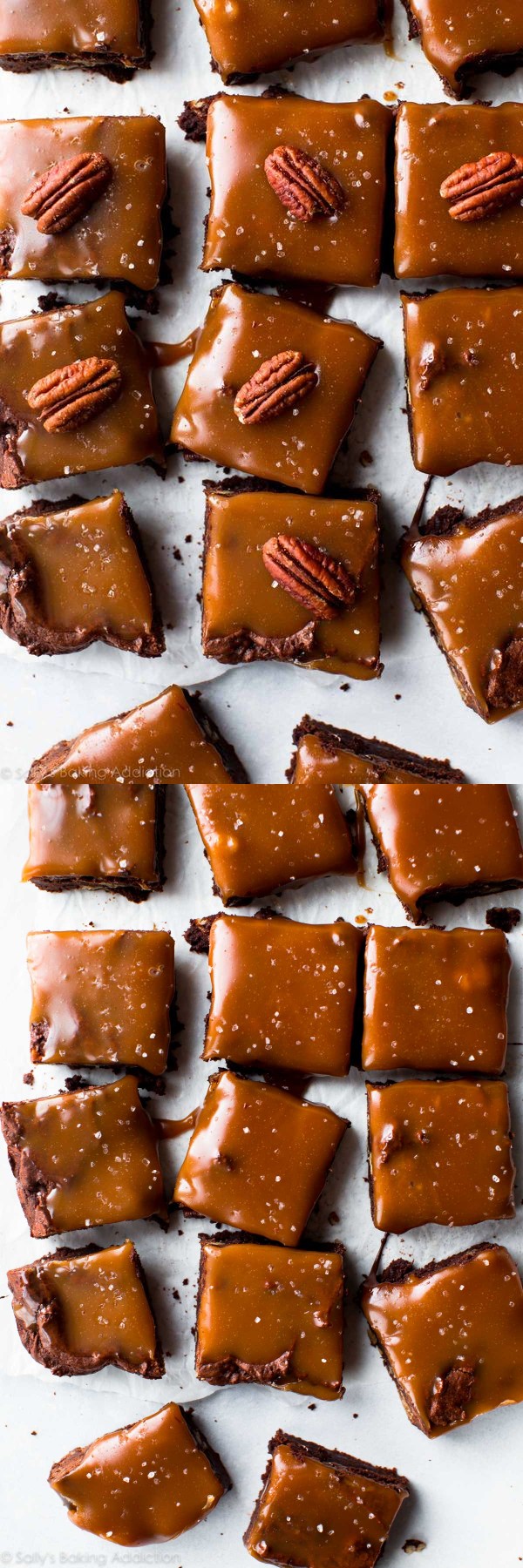 Salted Caramel Turtle Brownies