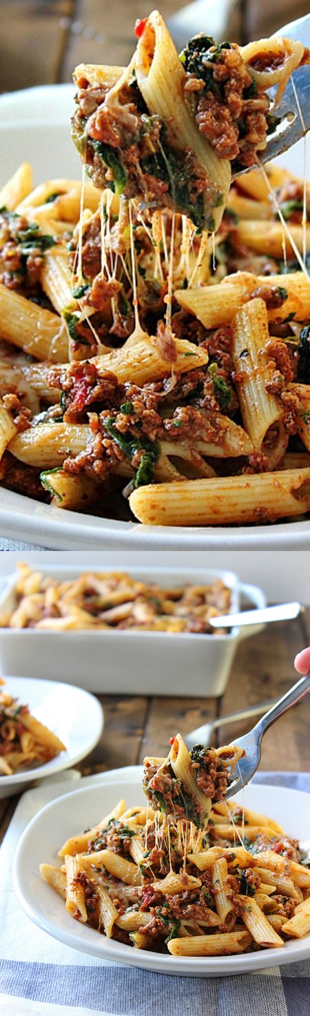 Slow Cooker Beef and Cheese Pasta