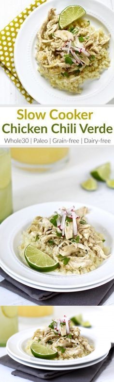 Slow Cooker Chicken Chile Verde