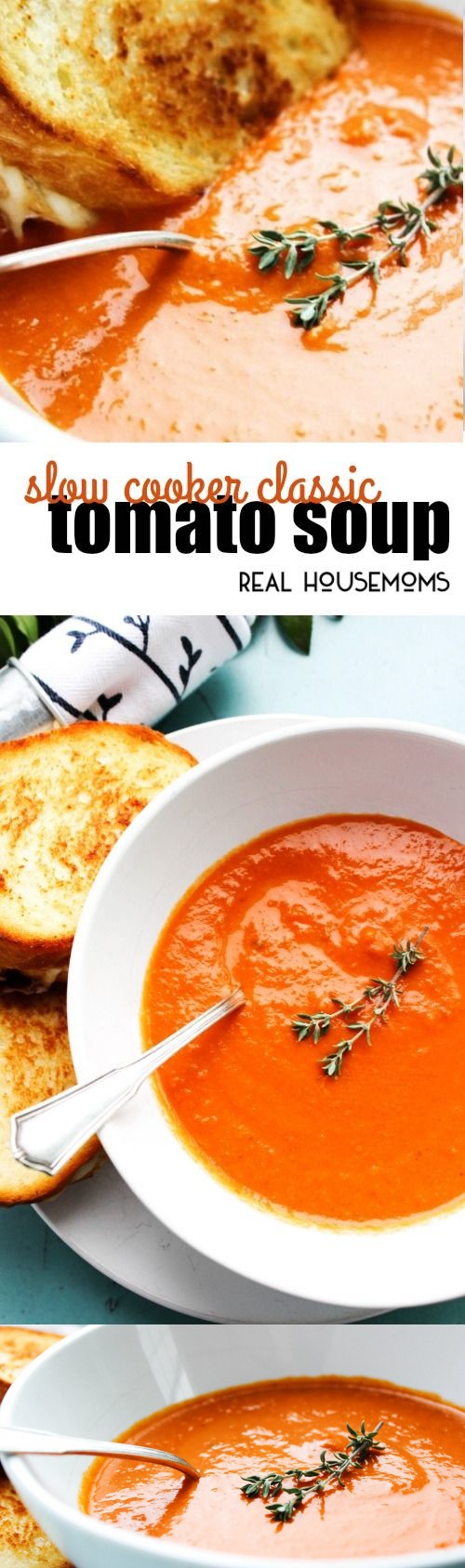 Slow Cooker Classic Tomato Soup