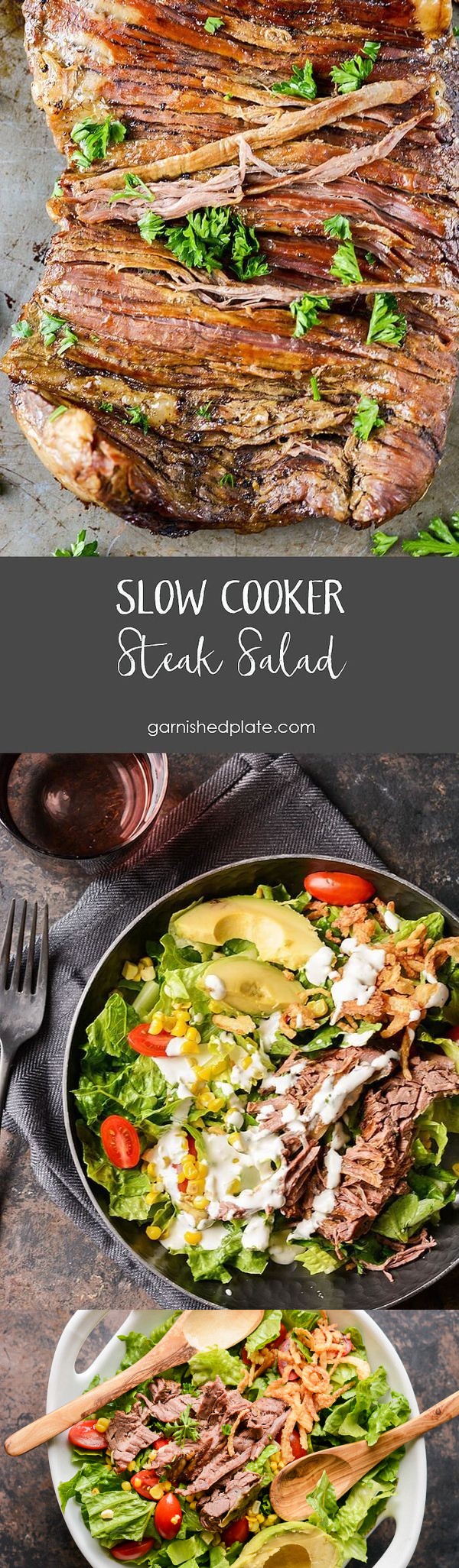 Slow Cooker Steak Salad