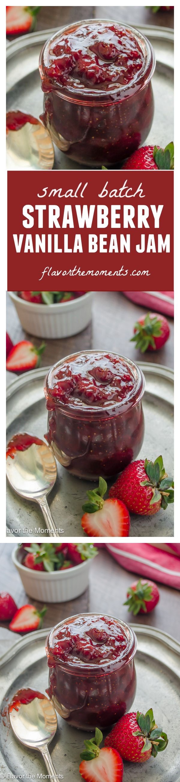 Small Batch Strawberry Vanilla Bean Jam