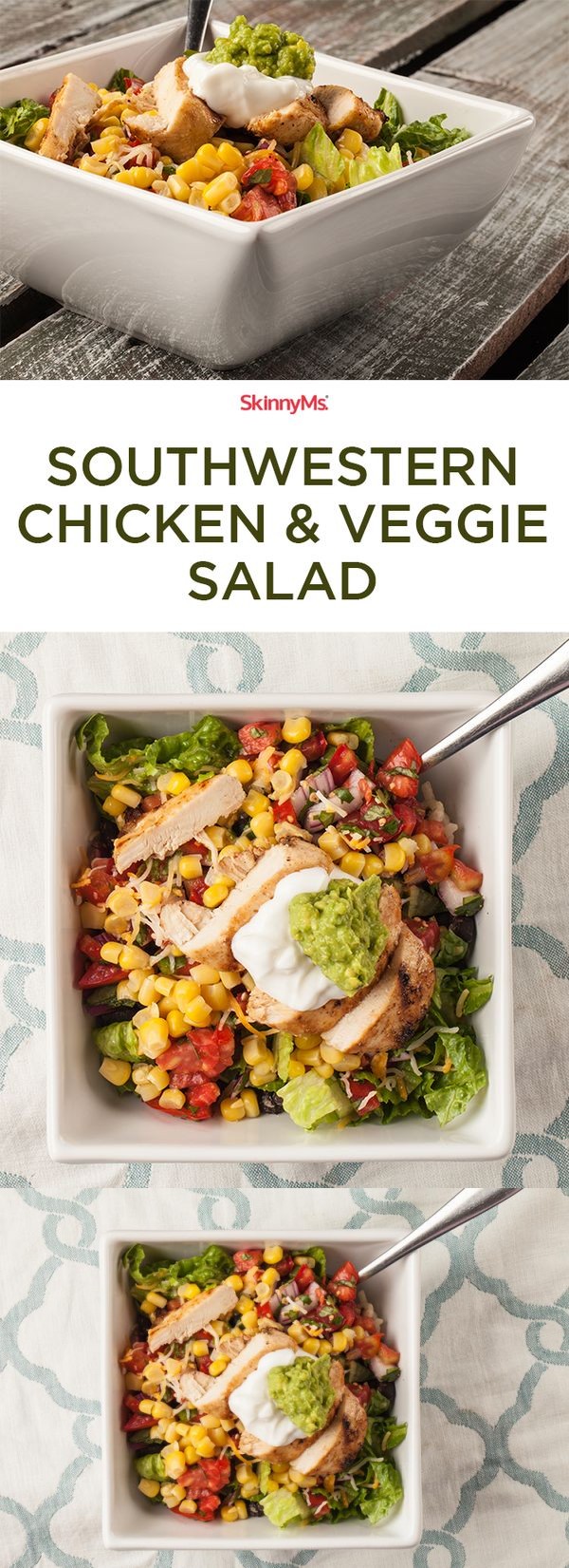 Southwestern Chicken & Veggie Salad