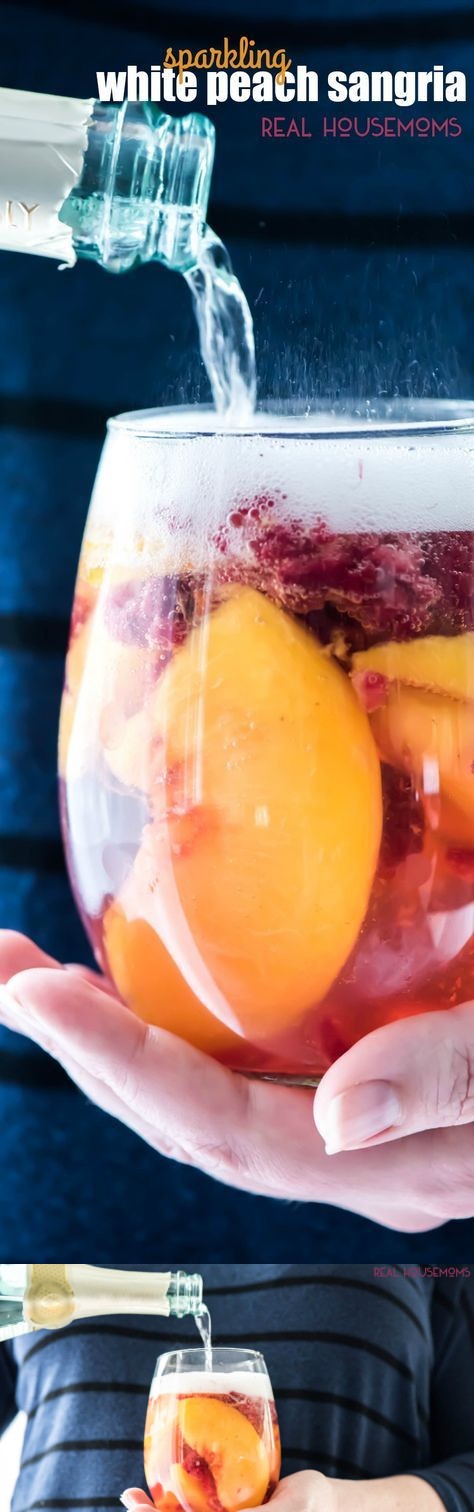 Sparkling Peach Sangria