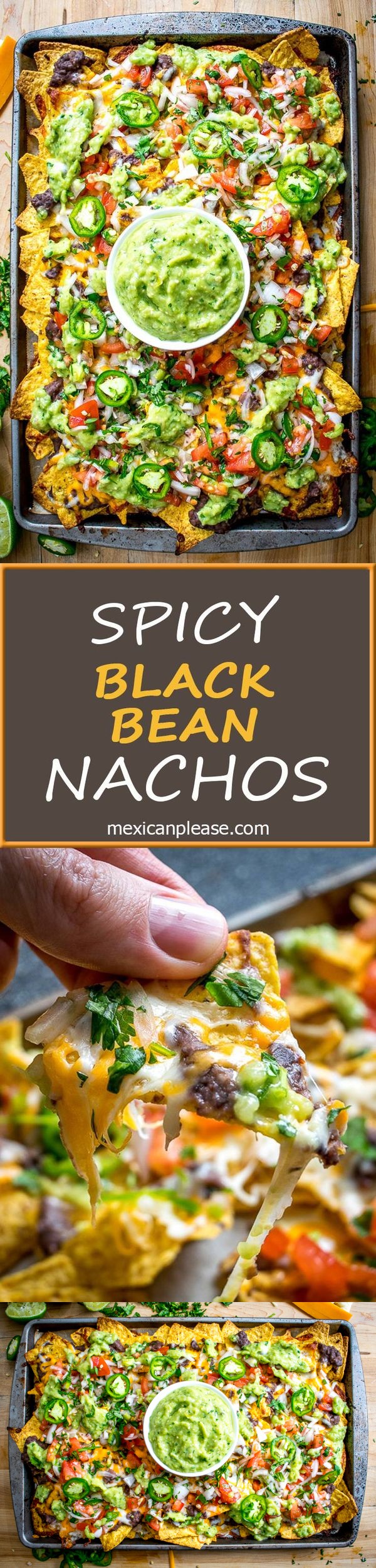 Spicy Black Bean Nachos