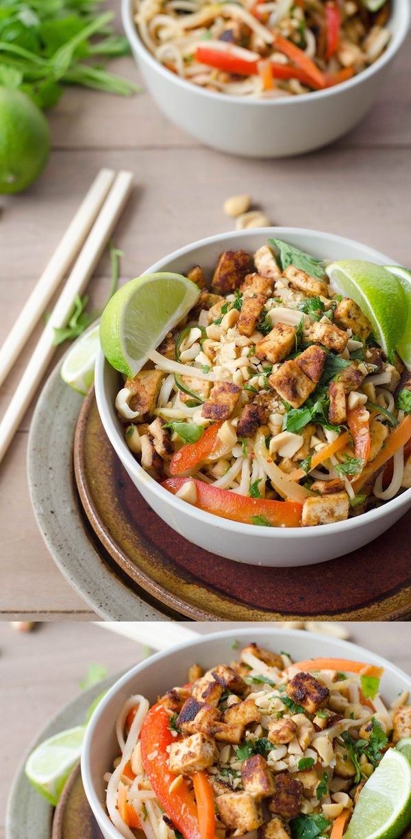 Spicy Vegan Pad Thai