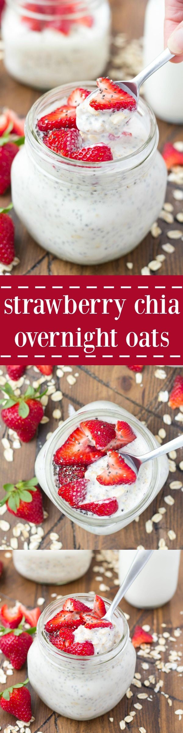 Strawberry Chia Overnight Oats