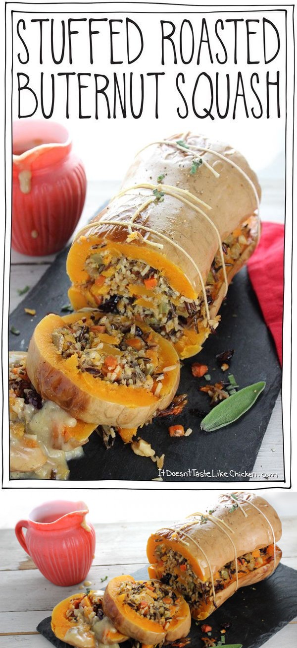 Stuffed Roasted Butternut Squash