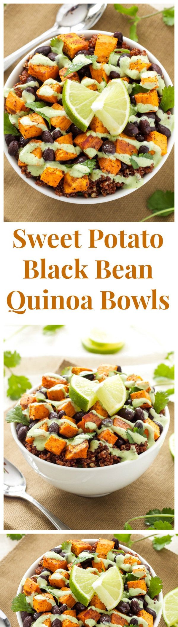 Sweet Potato and Black Bean Quinoa Bowls