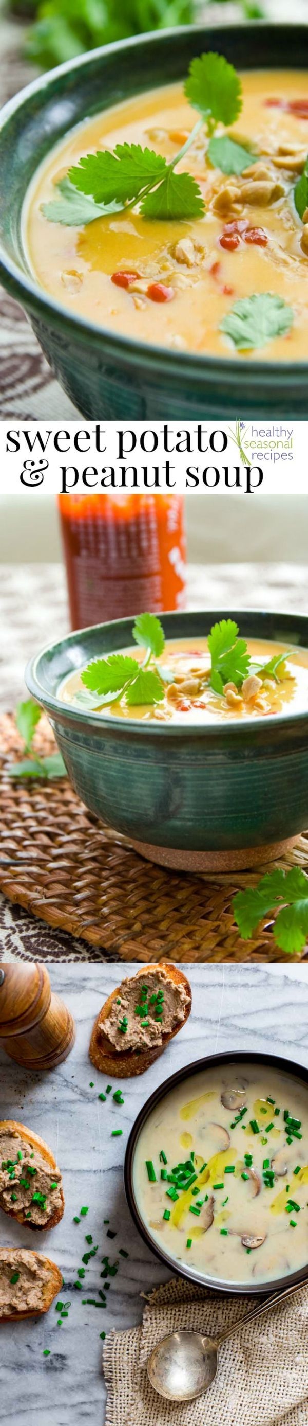 Sweet potato and peanut soup