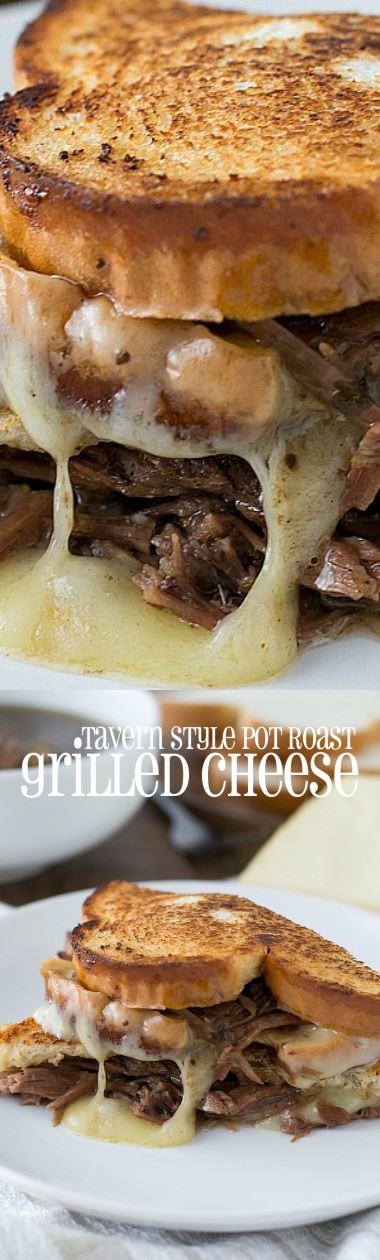 Tavern Style Pot Roast Grilled Cheese