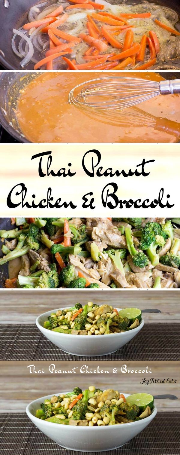 Thai Peanut Chicken & Broccoli