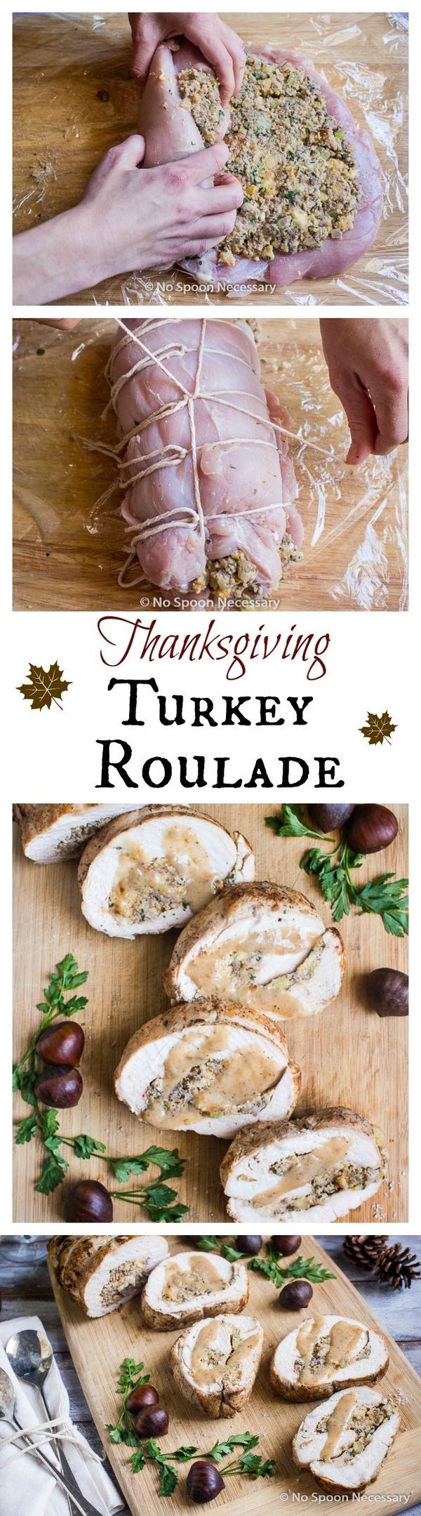 Thanksgiving Turkey Breast Roulade (with Stuffing