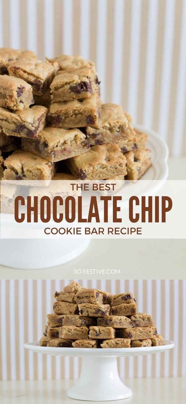 The Best Chocolate Chip Cookie Bars