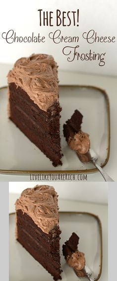 The Best Chocolate Cream Cheese Frosting