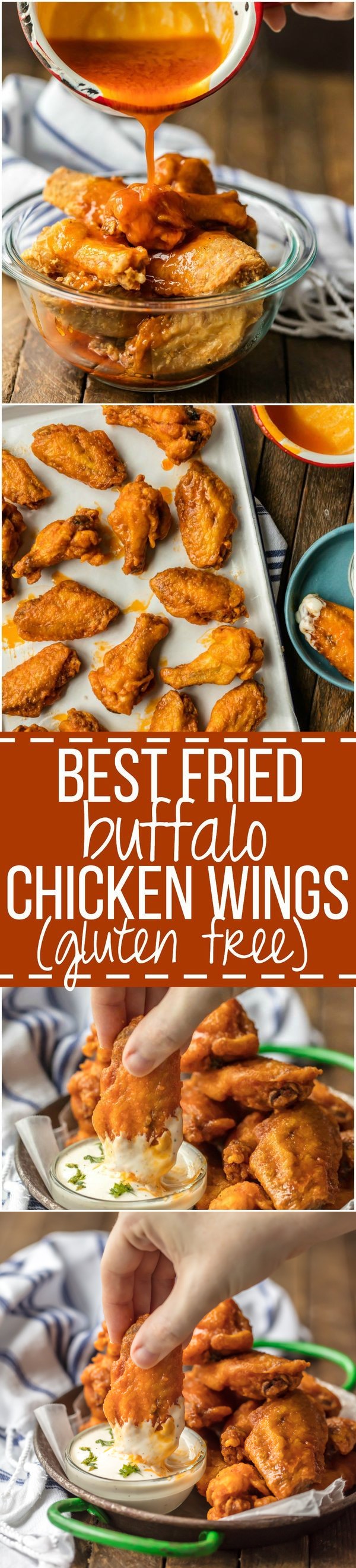 The BEST Fried Buffalo Wings (Gluten Free