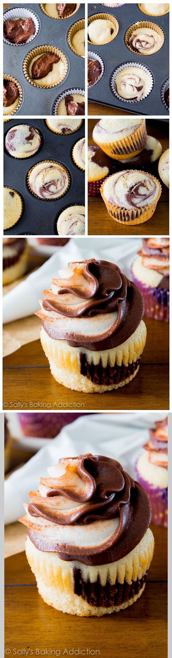 Ultimate Marble Cupcakes