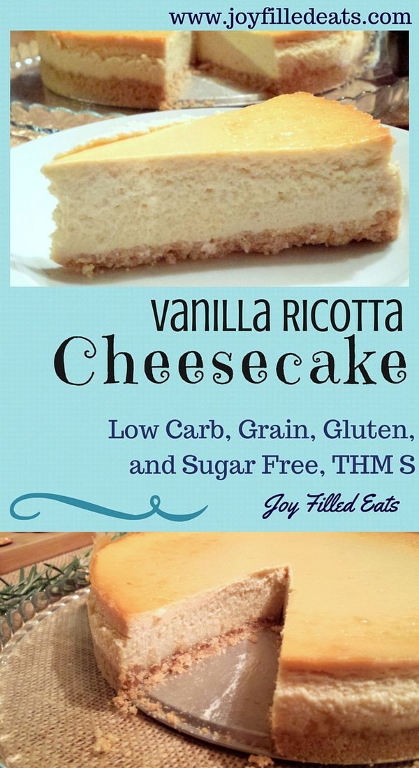 Vanilla Ricotta Cheesecake