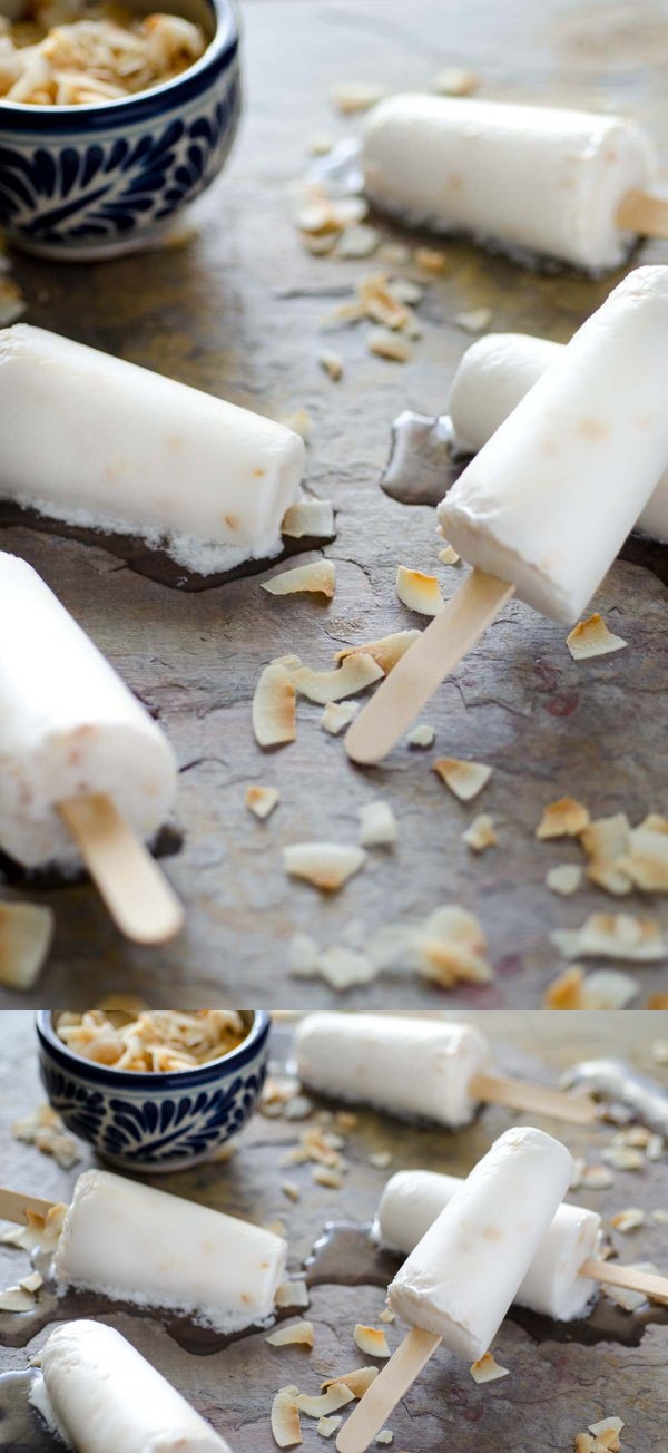 Vegan Coconut Paletas